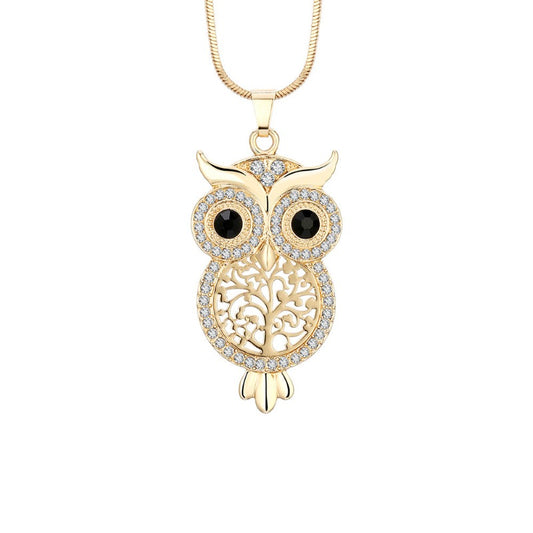 Long Owl Necklace