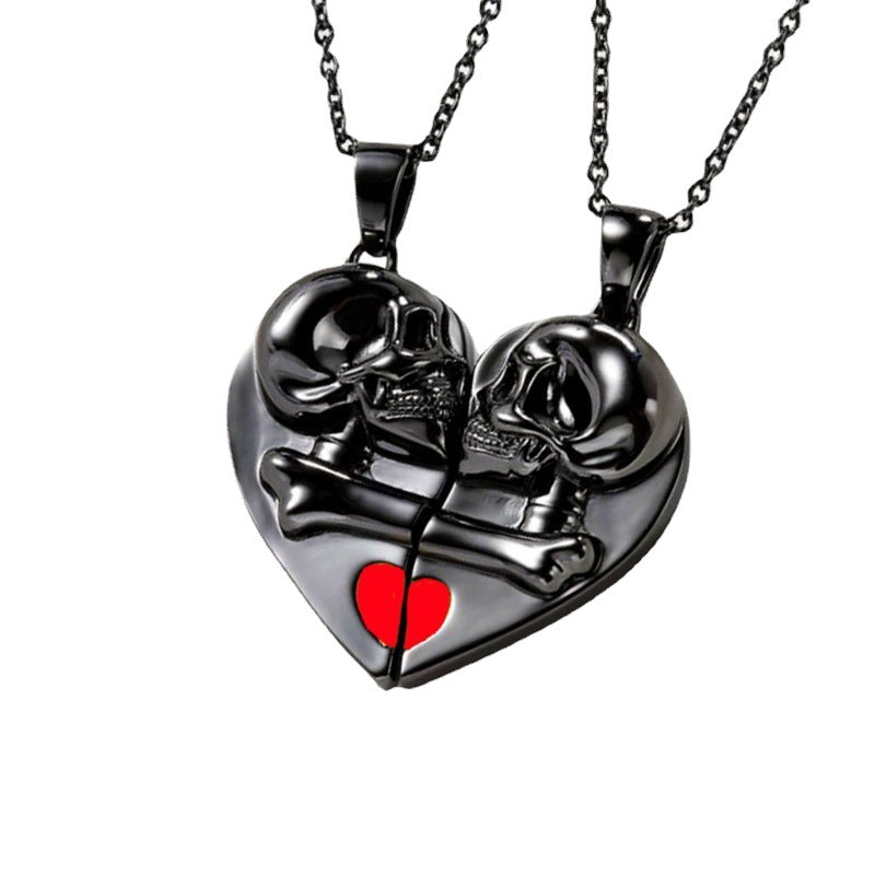 Heart-shaped Magnetic Necklace - Kaldas Online Shopping