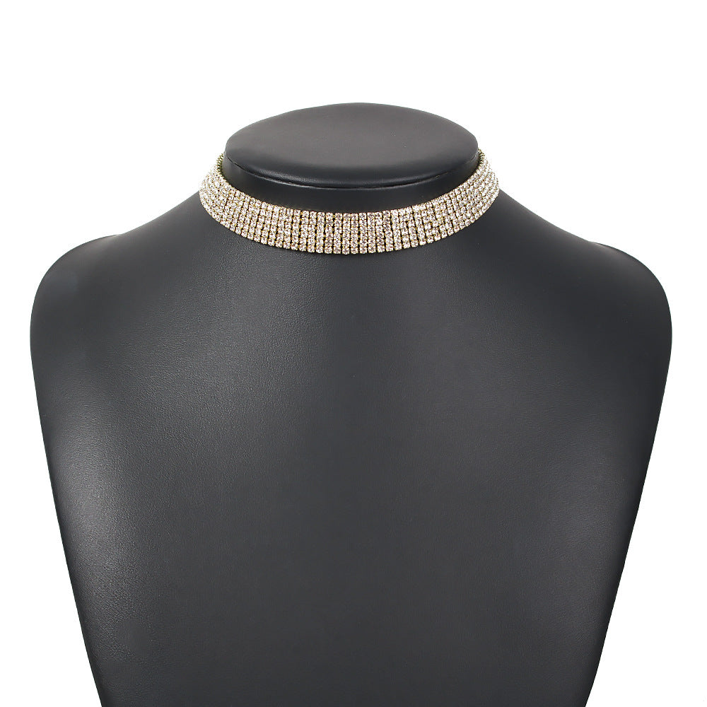 Trendy Girl Rhinestone Necklace - Kaldas Online Shopping