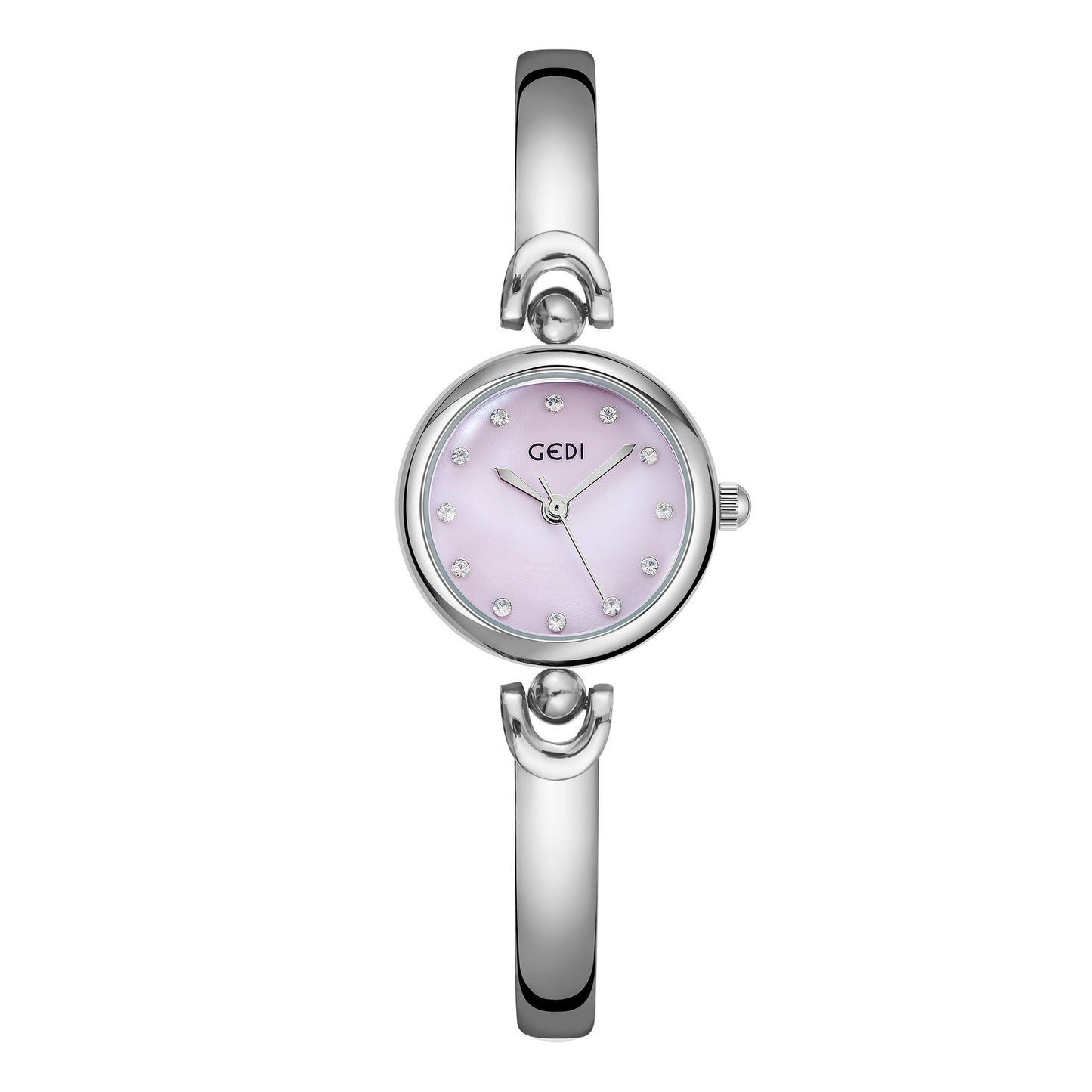 Exquisite Round Dial Bangle Quartz Watch