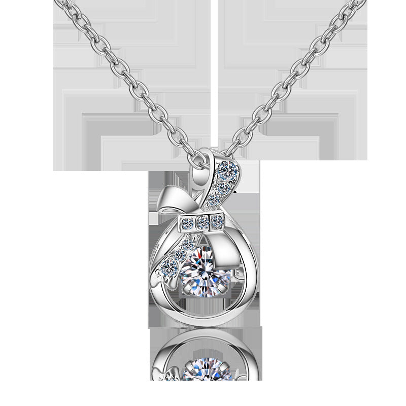 925 Sterling Silver Moissanite Necklace