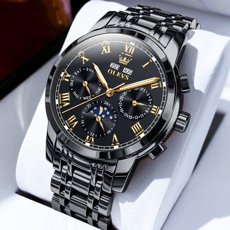 Multifunctional Automatic Waterproof Watch for Men