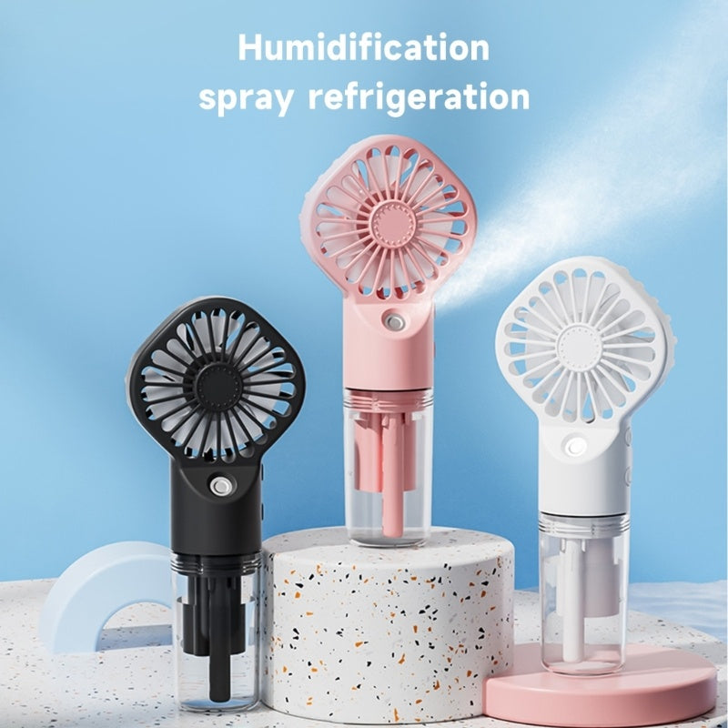 USB Rechargeable Mist Fan with Humidifier