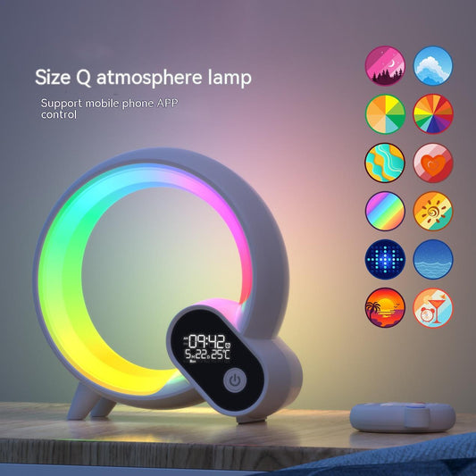 Bluetooth Sunrise Alarm Clock with Colorful Atmosphere Light