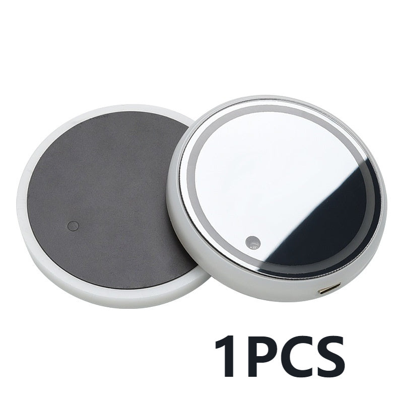 LED Light-up Coaster with Solar and USB Charging