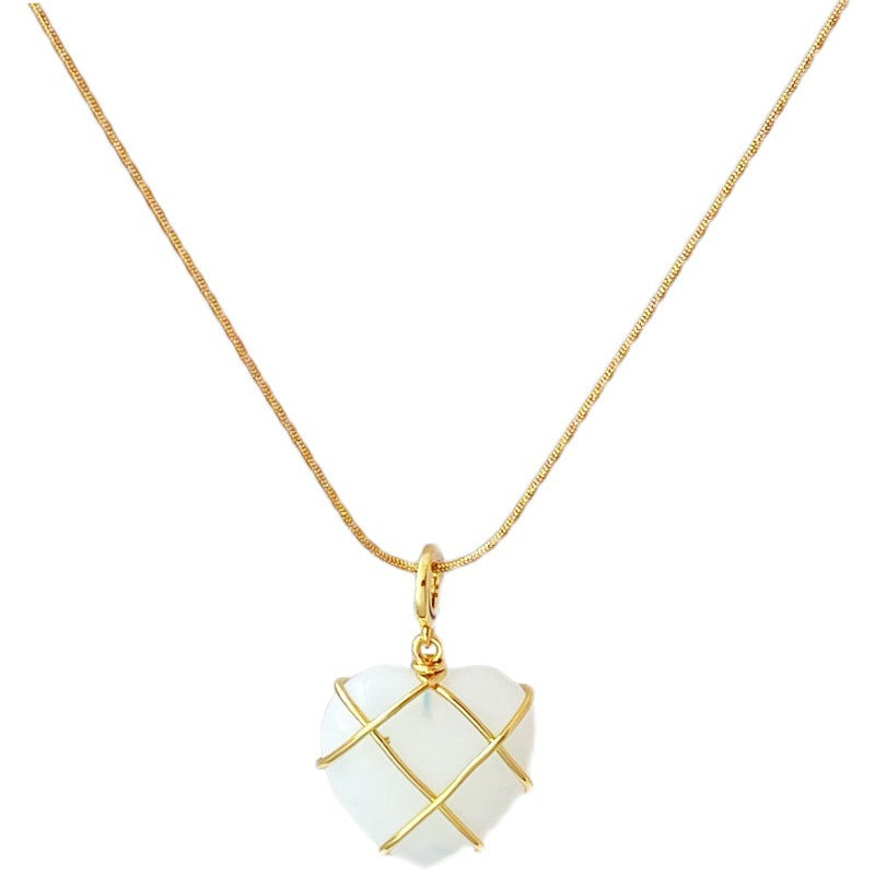 Fashion Moonstone Necklace - Kaldas Online Shopping