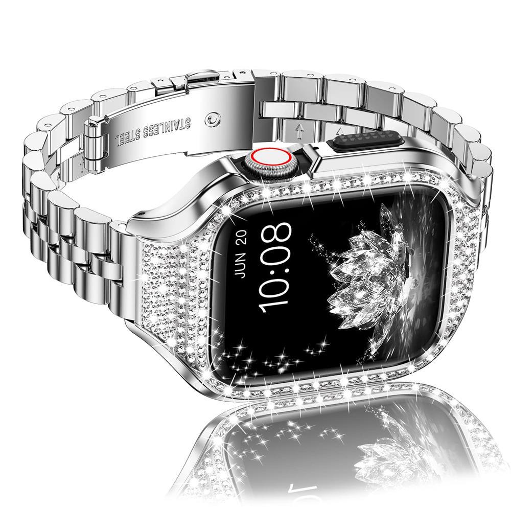 Small Three Beads Diamond Smart Watch Band - Kaldas Online Shopping