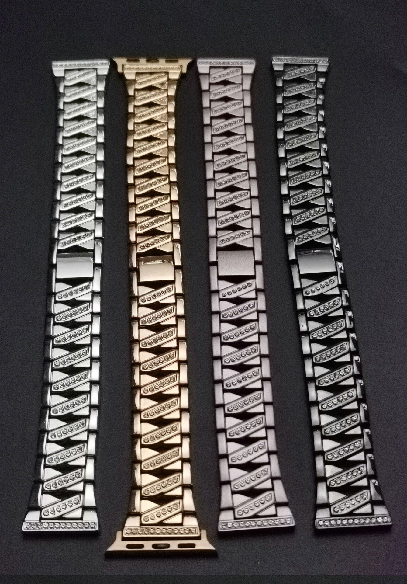 Fashion Atmosphere Metal Diamond Watch Band