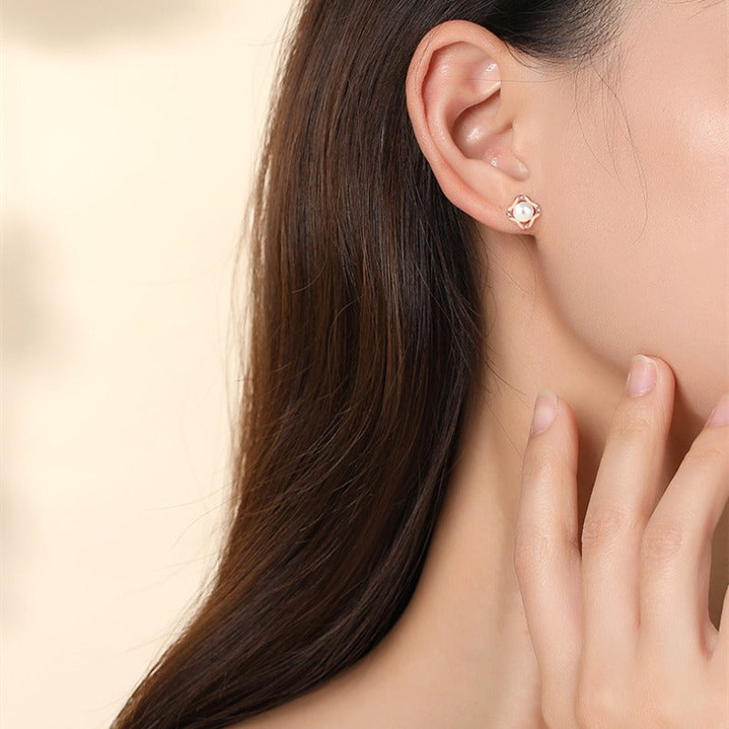 925 Sterling Silver Classic Style Earrings