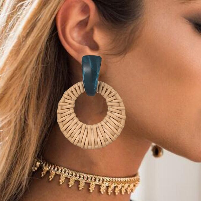 Korean Vintage Earrings - Kaldas Online Shopping