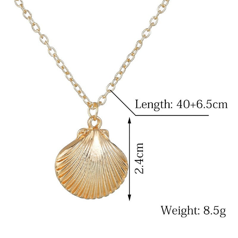 Marine Life Shell Necklace - Kaldas Online Shopping