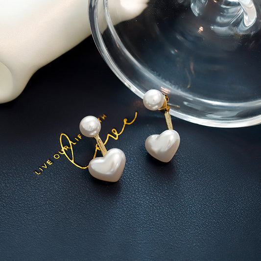 Love Pearl Earrings - Kaldas Online Shopping