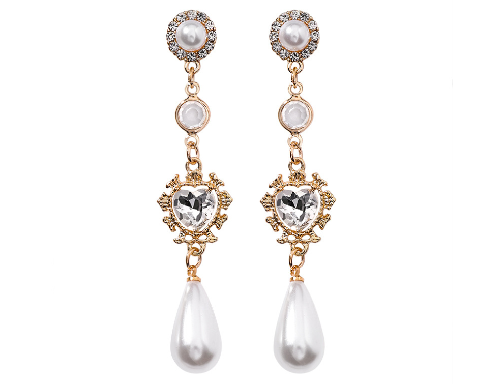 Gold Pearl Drop - Kaldas Online Shopping