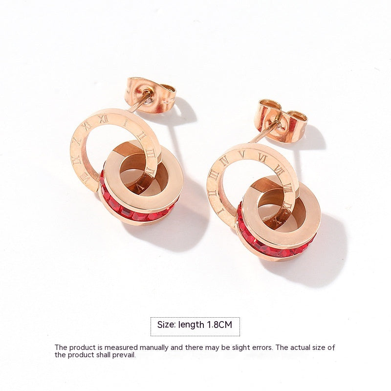 Feminine Titanium Earrings