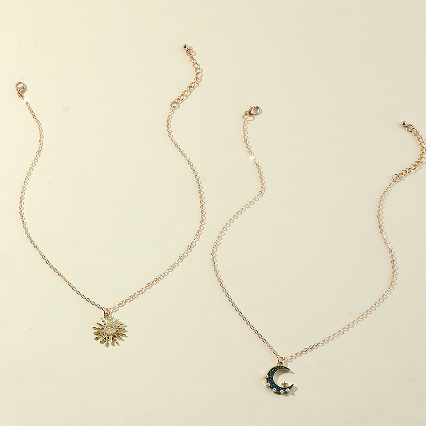 Sun Moon Necklace - Kaldas Online Shopping