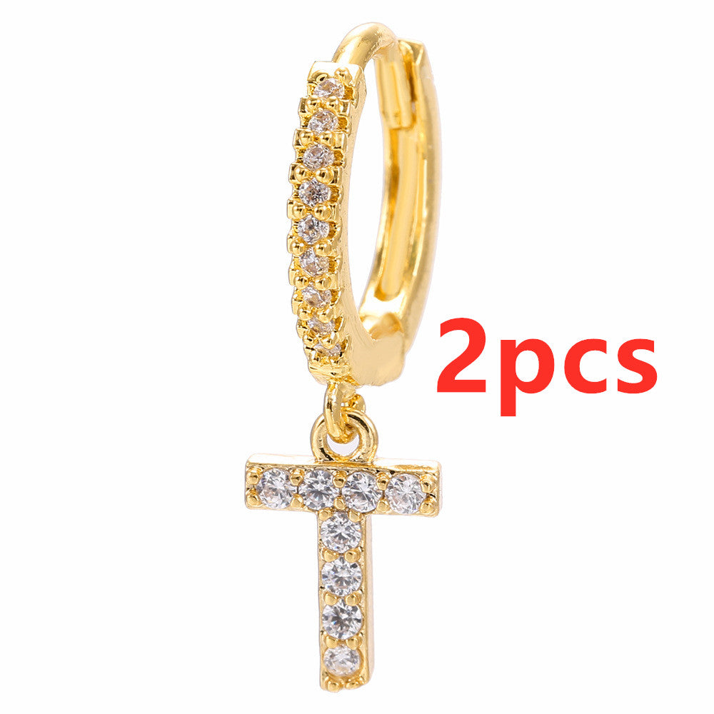 26 Letter Earrings - Kaldas Online Shopping