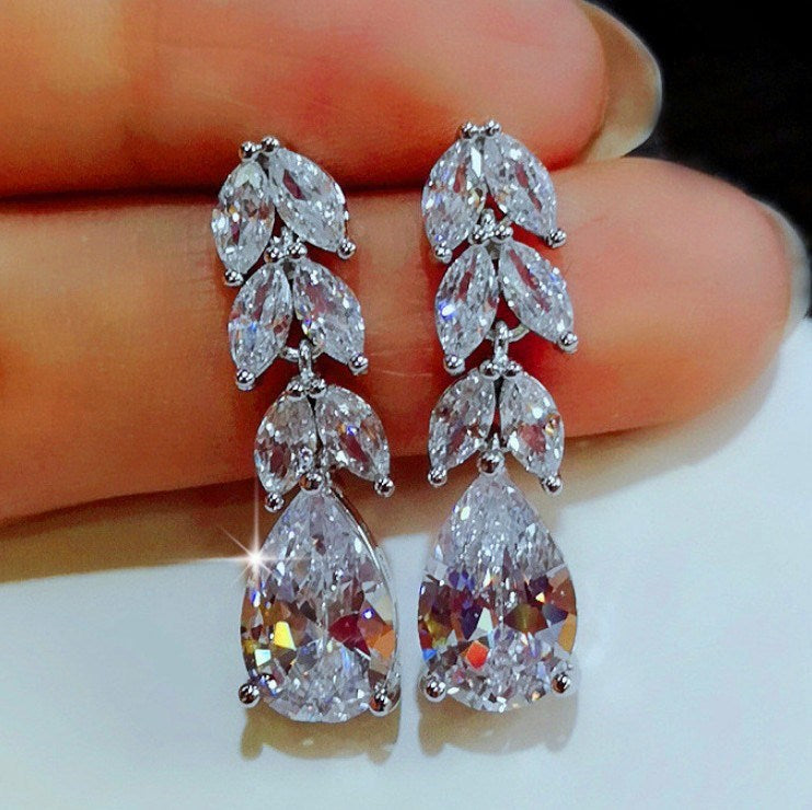 Leaf shape Earrings - Kaldas Online Shopping
