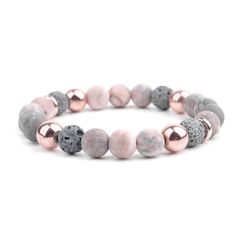 Lava Stone Braided Bracelet - Kaldas Online Shopping