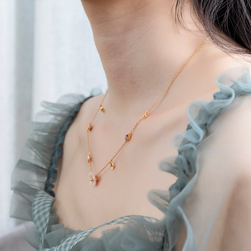 925 Sterling Silver Shell Necklace