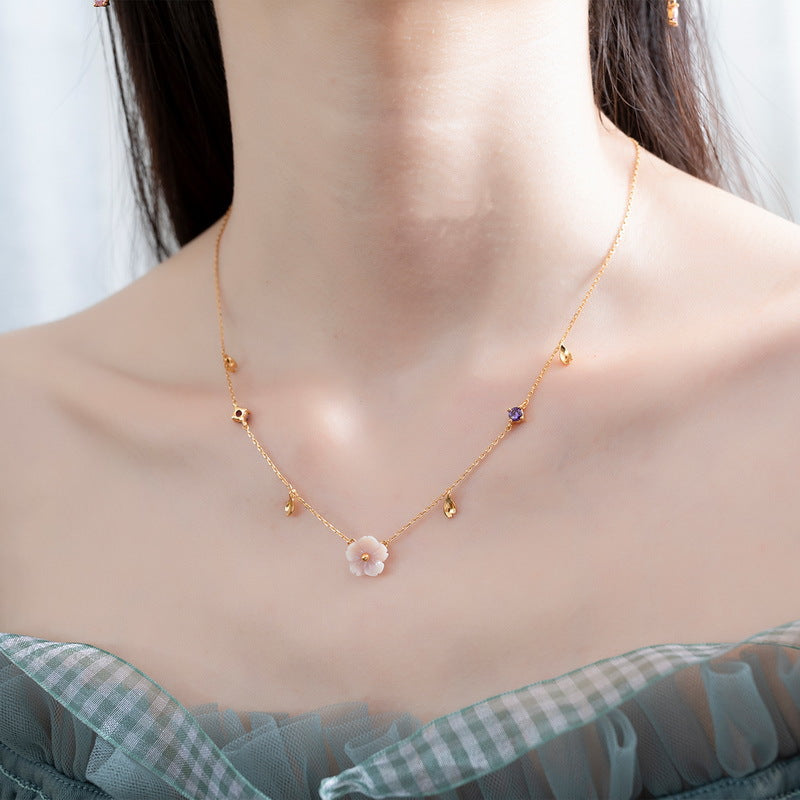 925 Sterling Silver Shell Necklace