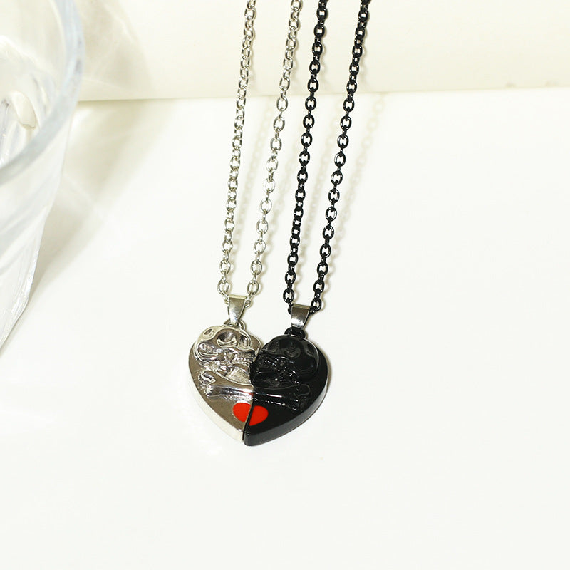 Heart-shaped Magnetic Necklace - Kaldas Online Shopping