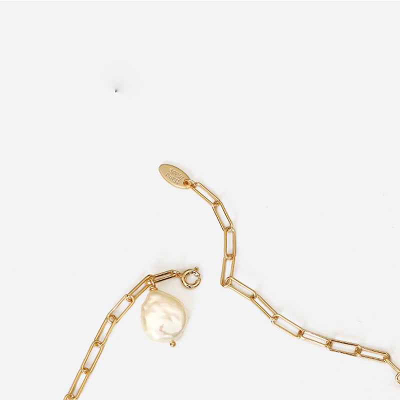 Shaped pearl necklace - Kaldas Online Shopping