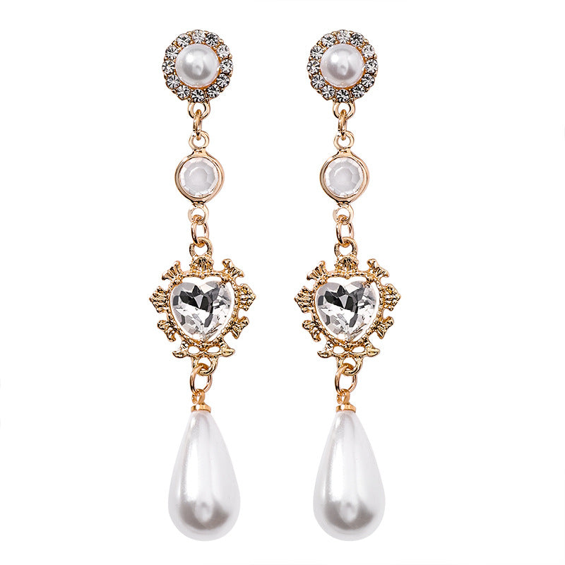 Gold Pearl Drop - Kaldas Online Shopping