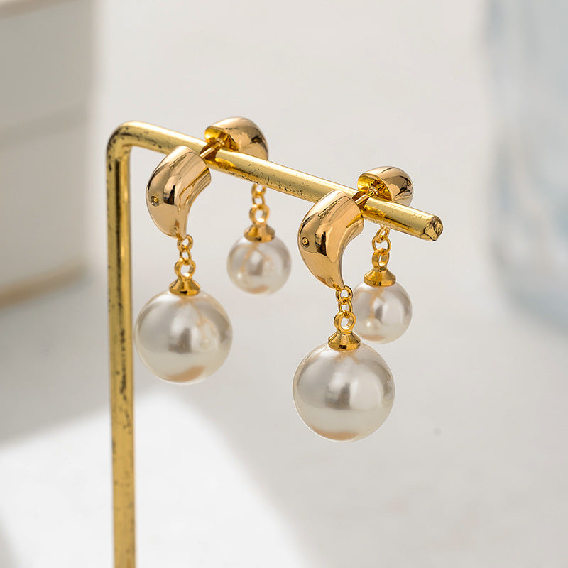 Pearl Retro Earrings