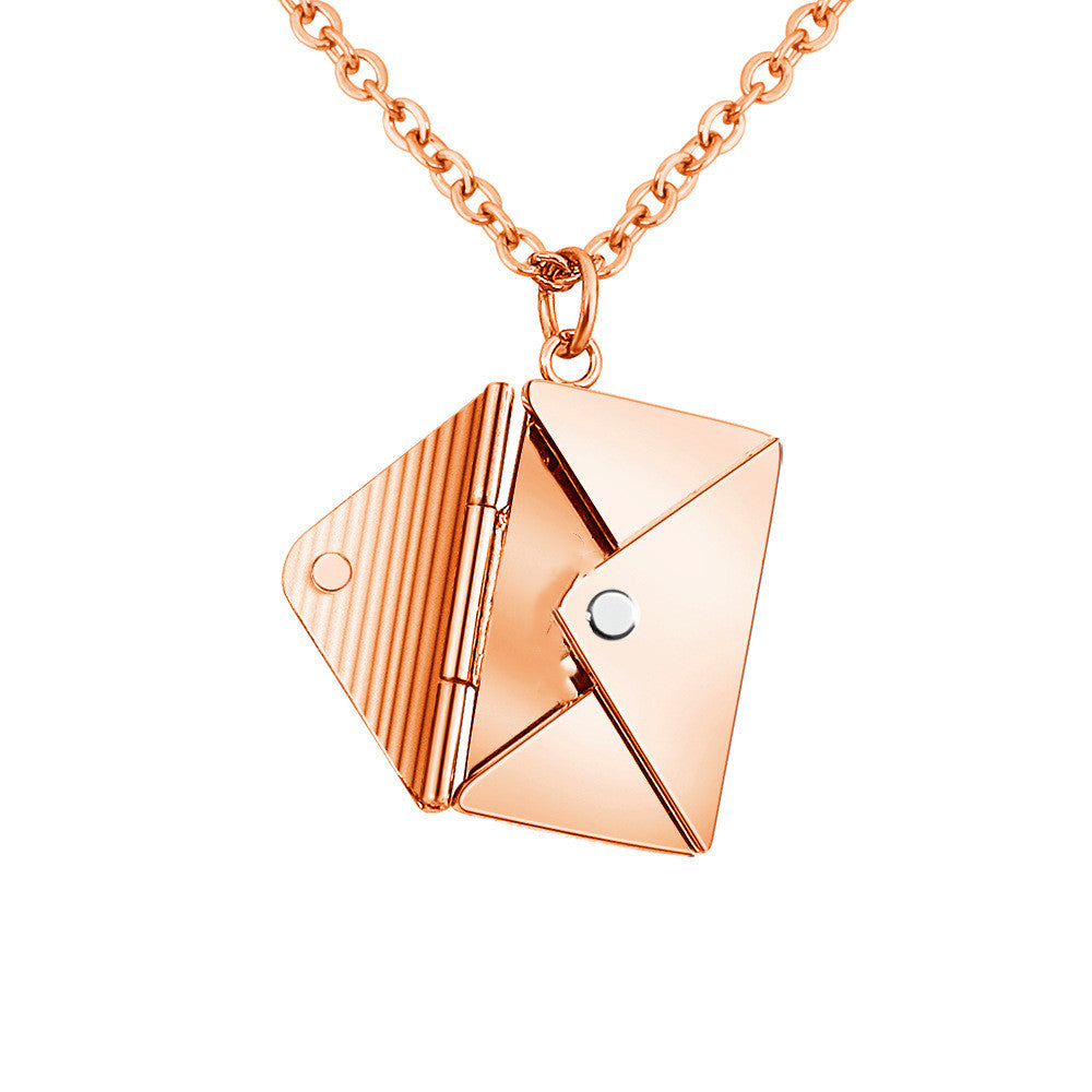 Love Envelop Necklace - Kaldas Online Shopping