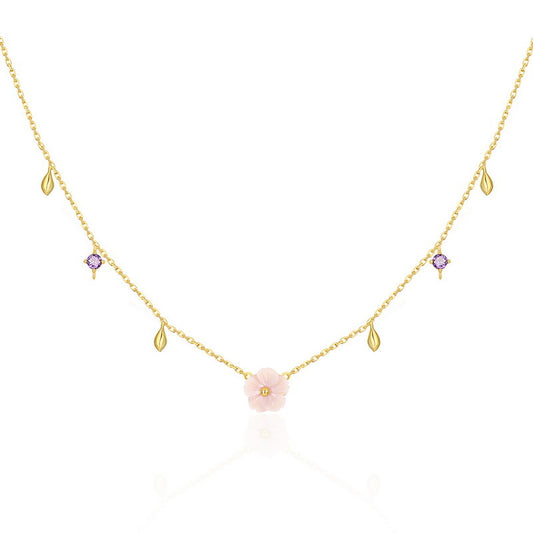 925 Sterling Silver Shell Necklace