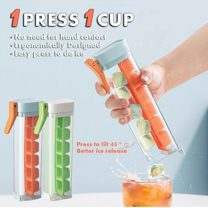 Food-Grade Ice Cube Maker with Storage Box