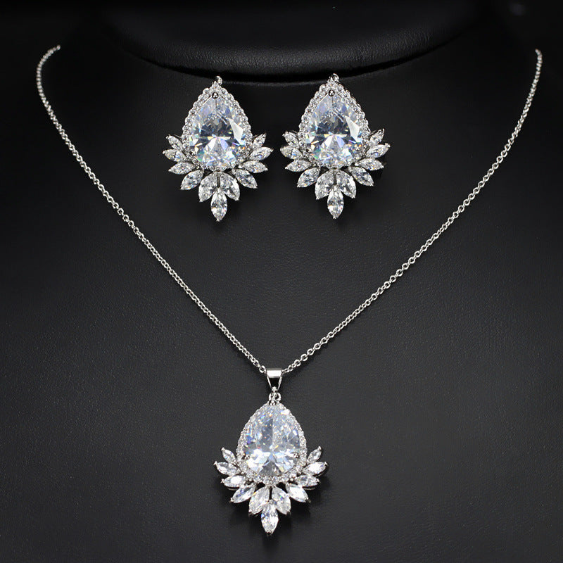 Evening Necklace & Earrings Set - Kaldas Online Shopping