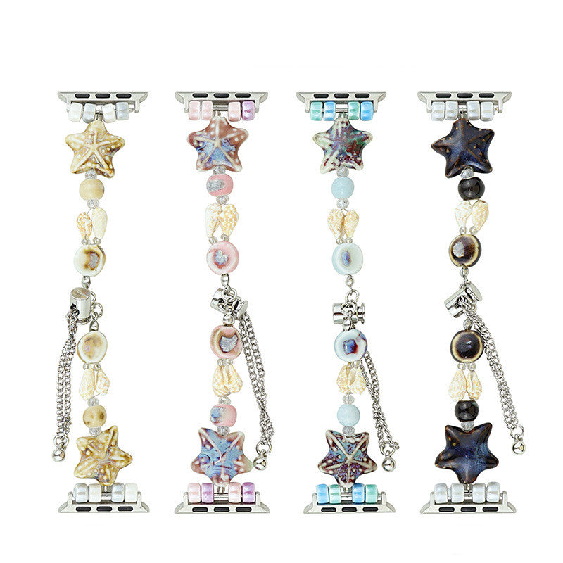 Shell Starfish Metal Watch Band - Kaldas Online Shopping