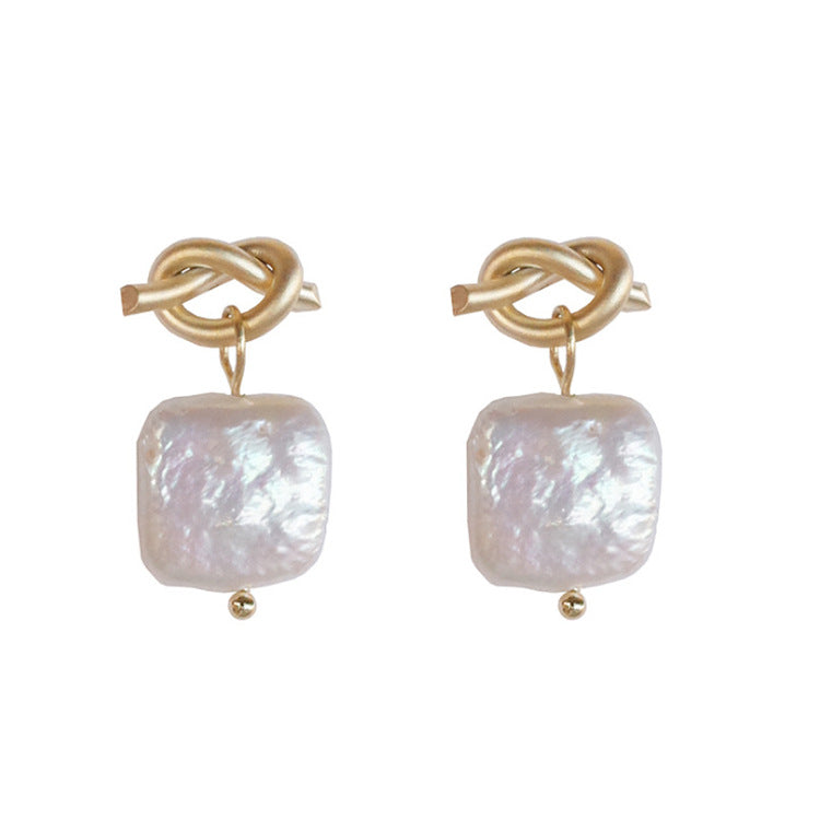Natural pearl earrings - Kaldas Online Shopping