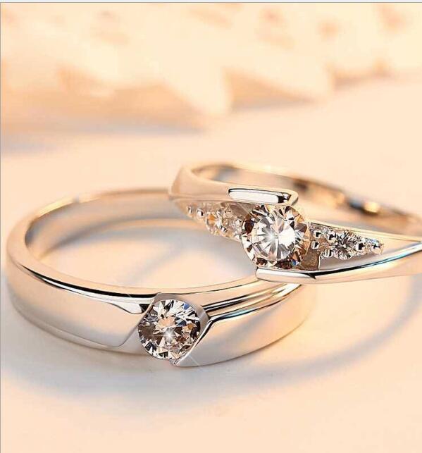 Silver Couple Rings - Kaldas Online Shopping