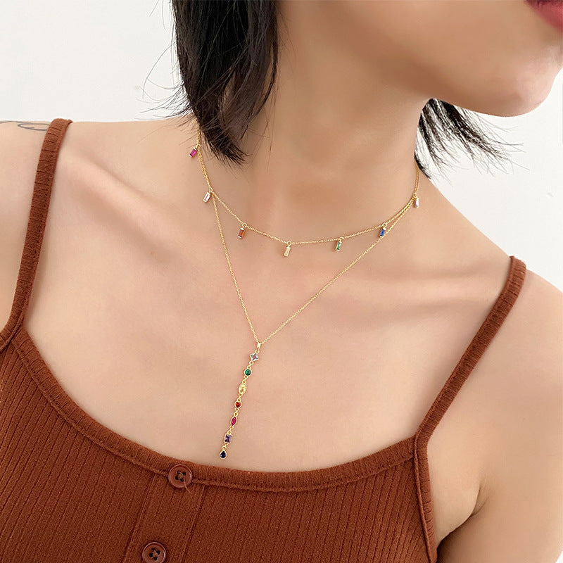 Sterling Silver Long Tassel Necklace