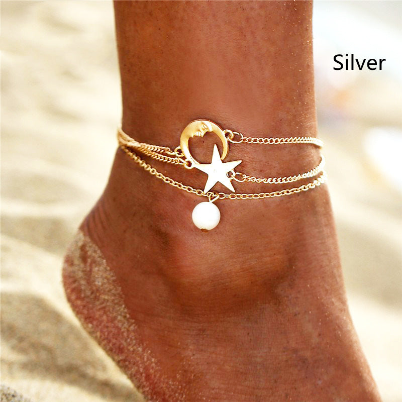 Simple Three-layer Anklets