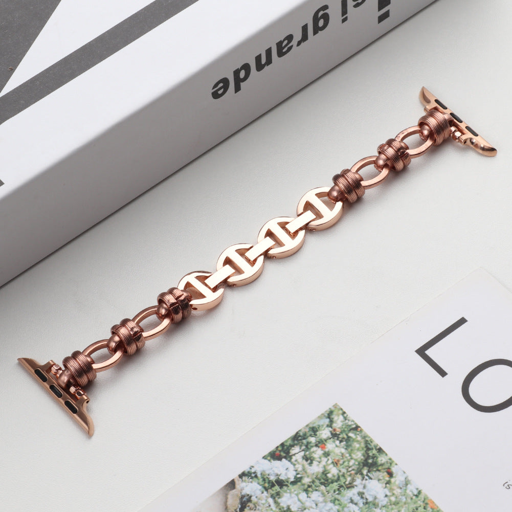 Stainless Steel Watch Band Chain - Kaldas Online Shopping