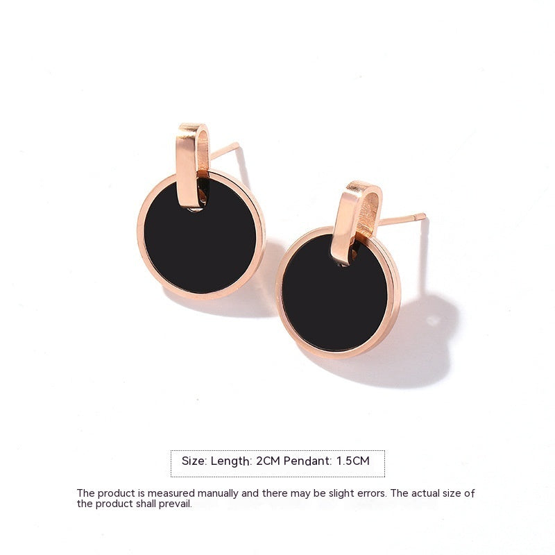 Feminine Titanium Earrings