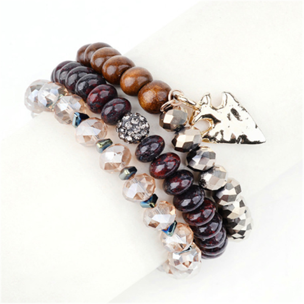 Natural stone bead bracelet - Kaldas Online Shopping
