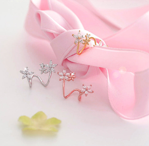 Flowers style earrings - Kaldas Online Shopping