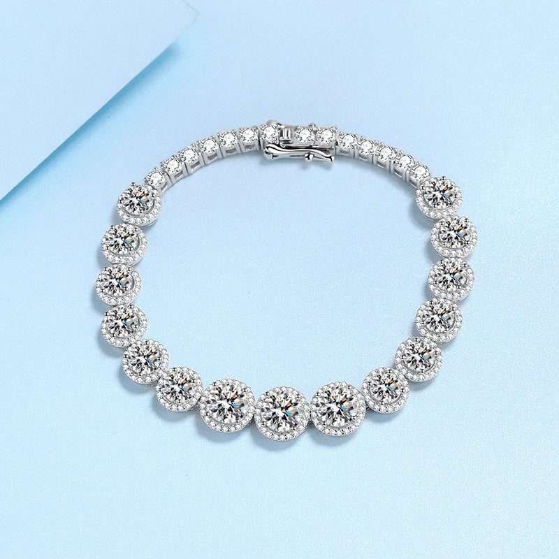 Silver Sparkling Bracelet - Kaldas Online Shopping