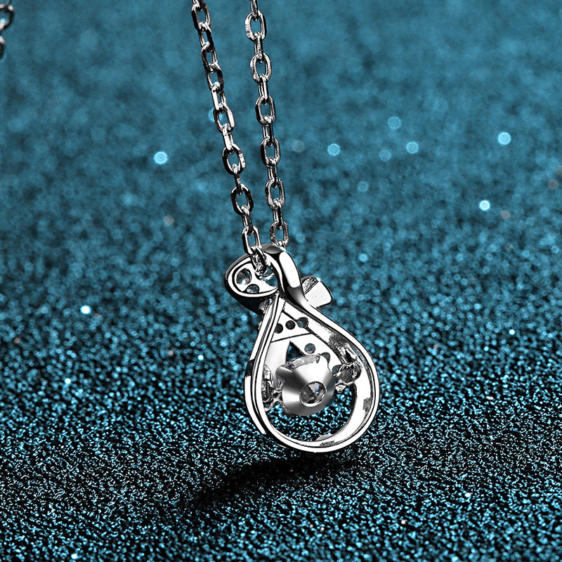 925 Sterling Silver Moissanite Necklace