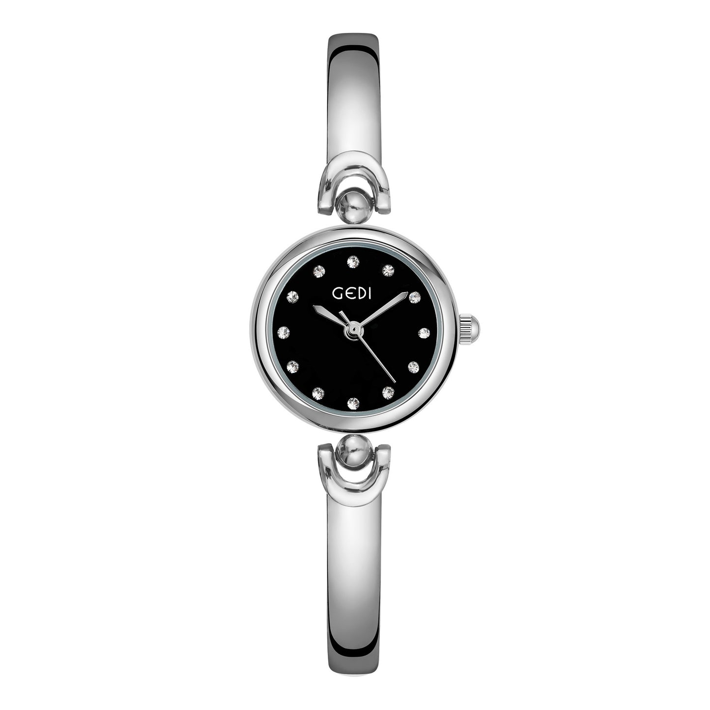 Exquisite Round Dial Bangle Quartz Watch
