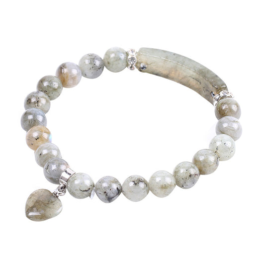 Natural Labradorite Stone Bracelet - Kaldas Online Shopping