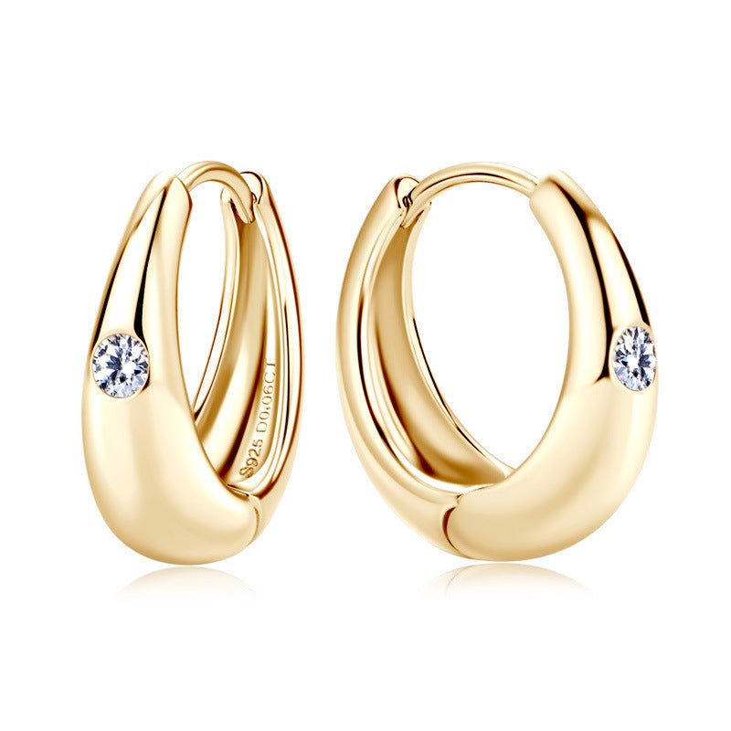 S925 Silver Moissanite Earrings