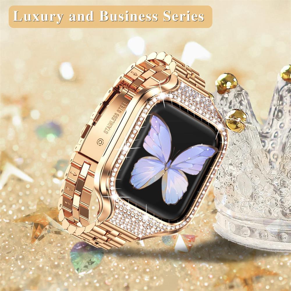 Small Three Beads Diamond Smart Watch Band - Kaldas Online Shopping