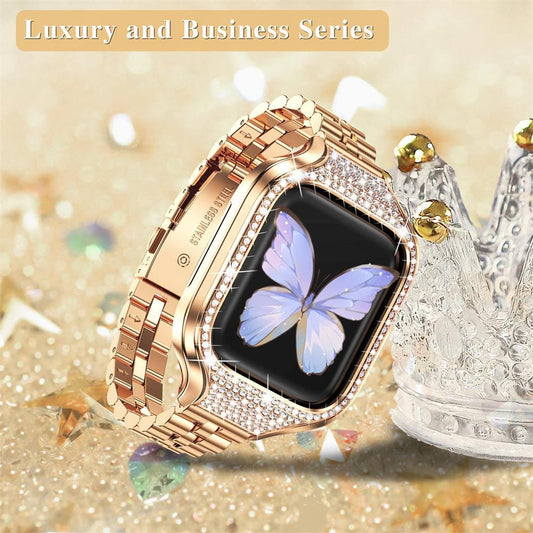 Small Three Beads Diamond Smart Watch Band - Kaldas Online Shopping