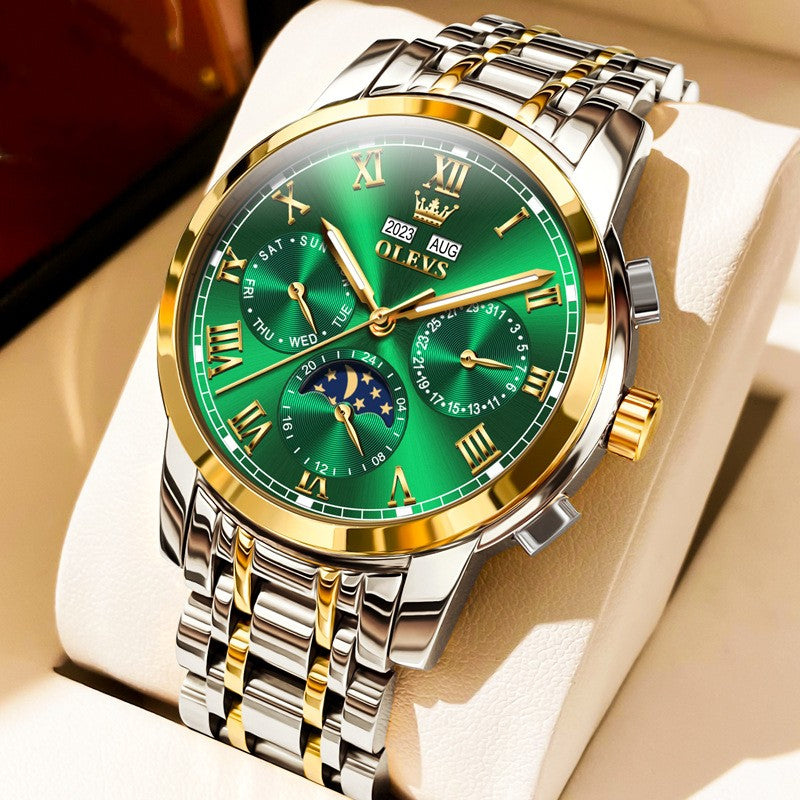 Multifunctional Automatic Waterproof Watch for Men