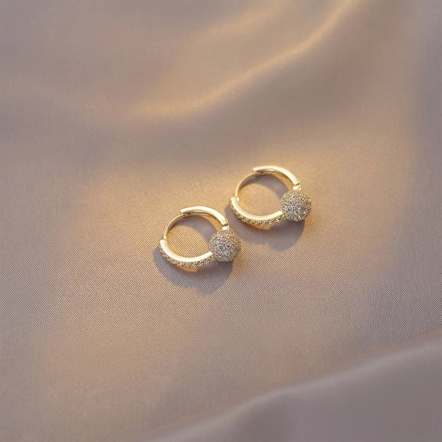 Copper Round Shape Earrings